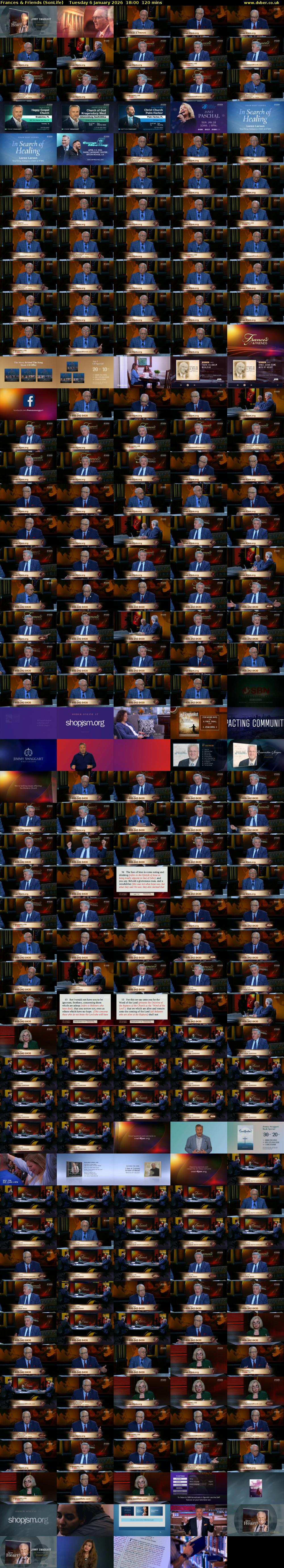 Frances & Friends (SonLife) Tuesday 6 January 2026 18:00 - 20:00