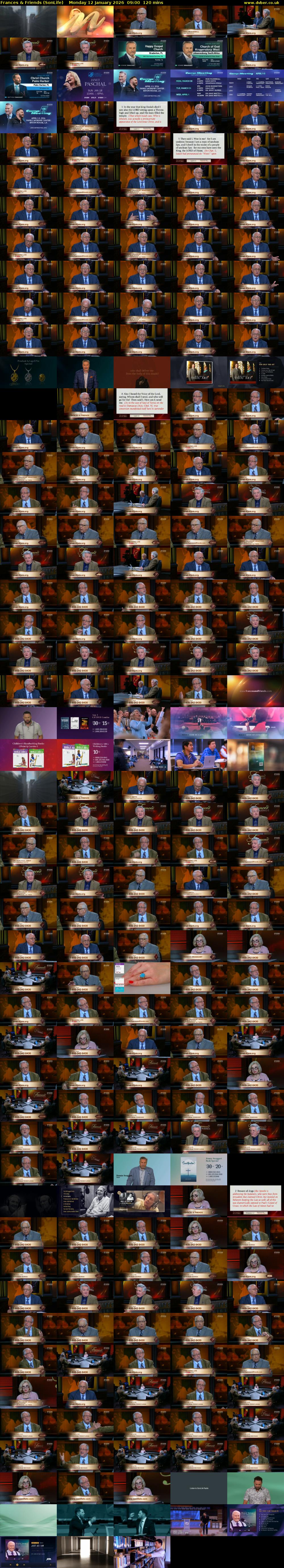 Frances & Friends (SonLife) Monday 12 January 2026 09:00 - 11:00