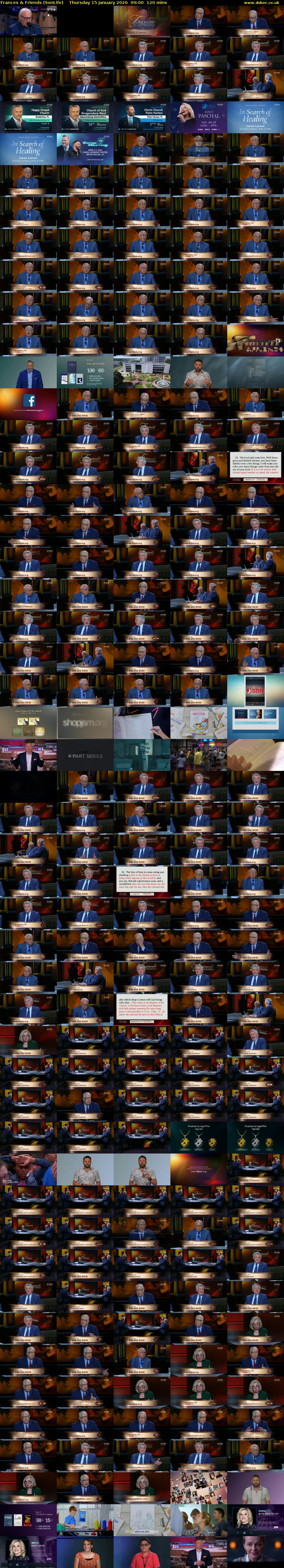 Frances & Friends (SonLife) Thursday 15 January 2026 09:00 - 11:00