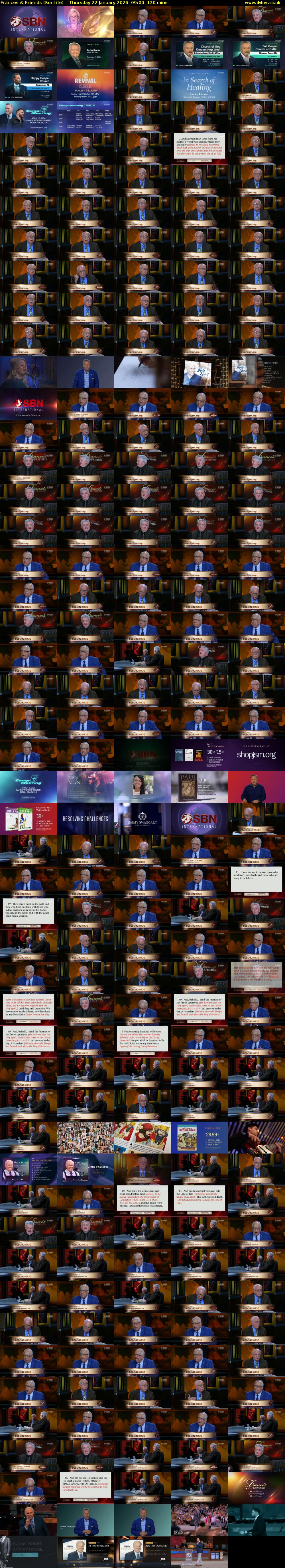 Frances & Friends (SonLife) Thursday 22 January 2026 09:00 - 11:00