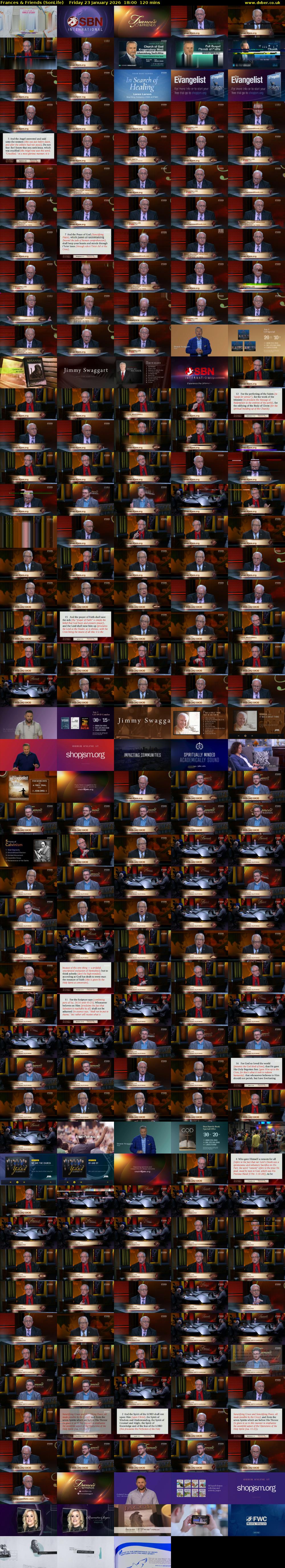 Frances & Friends (SonLife) Friday 23 January 2026 18:00 - 20:00