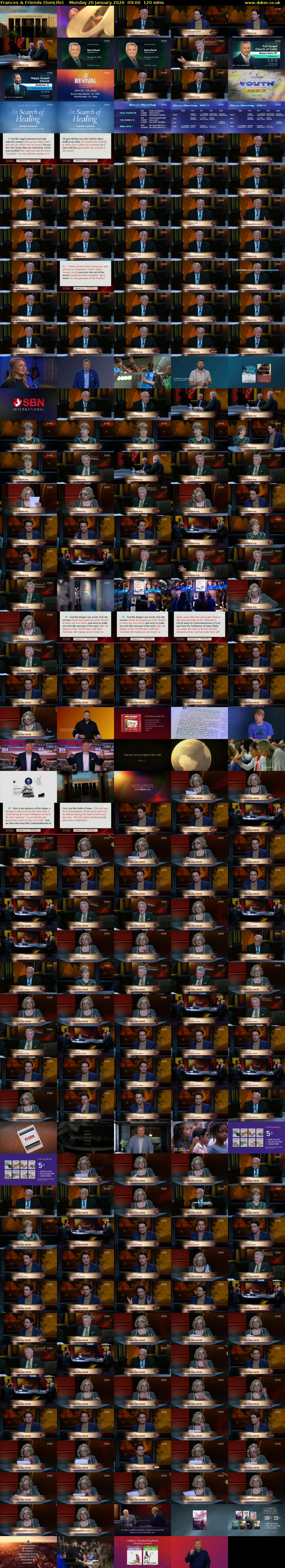 Frances & Friends (SonLife) Monday 26 January 2026 09:00 - 11:00