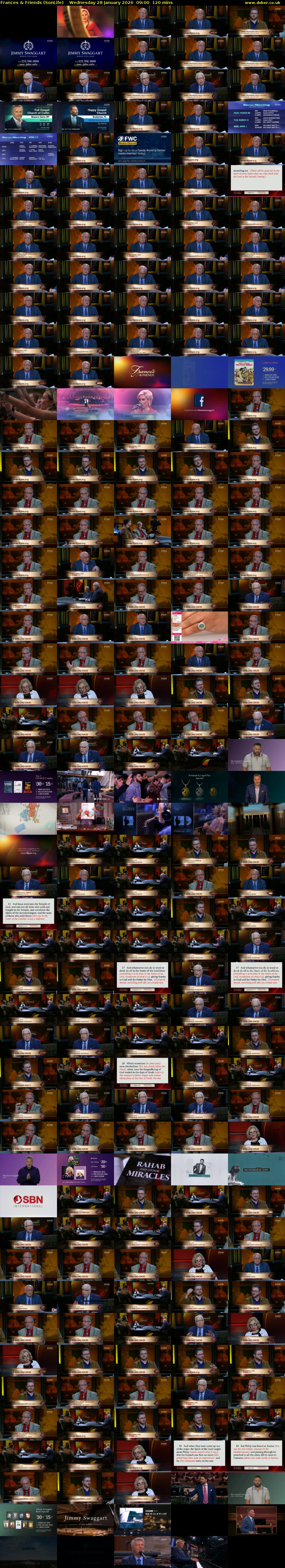 Frances & Friends (SonLife) Wednesday 28 January 2026 09:00 - 11:00