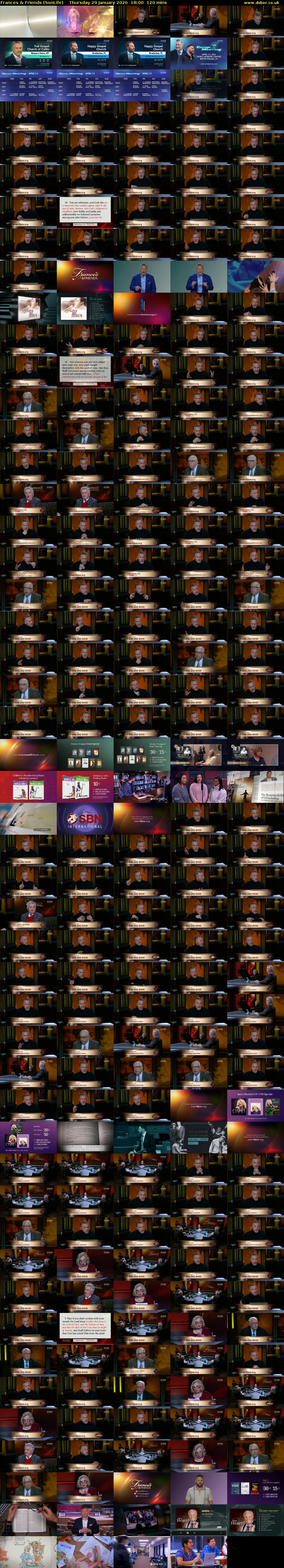 Frances & Friends (SonLife) Thursday 29 January 2026 18:00 - 20:00