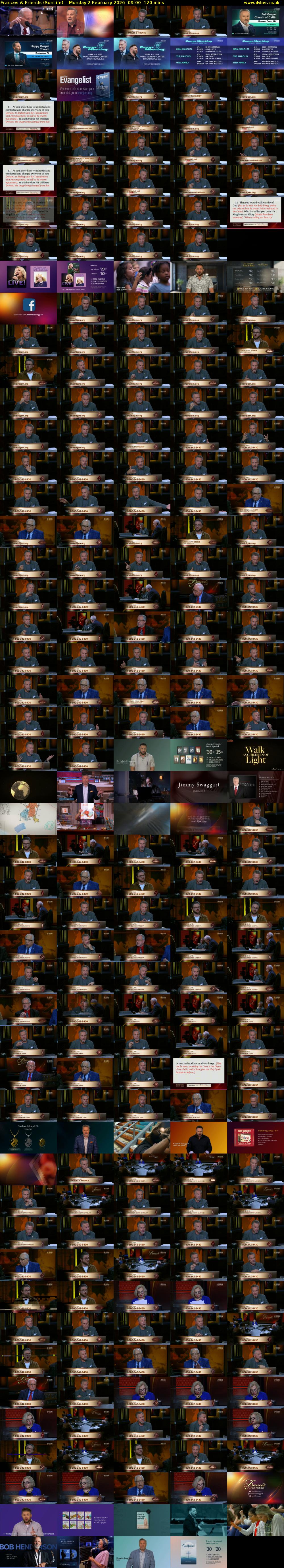 Frances & Friends (SonLife) Monday 2 February 2026 09:00 - 11:00