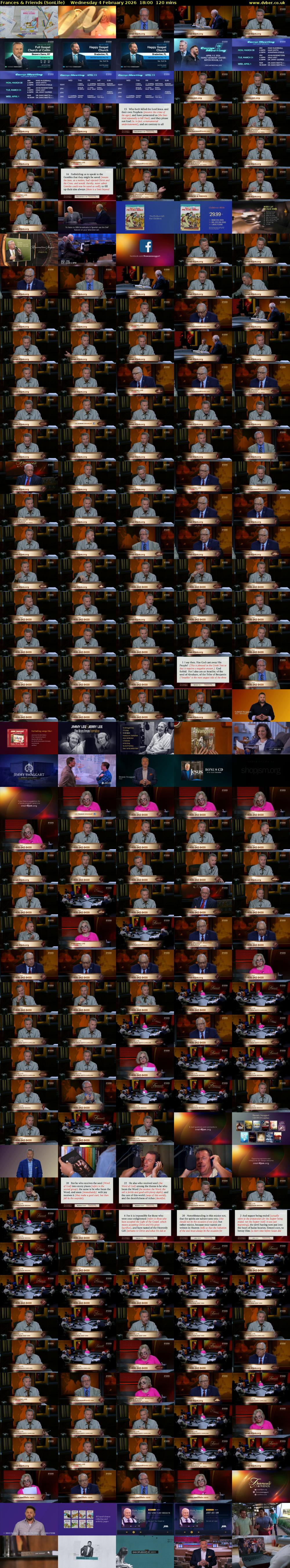 Frances & Friends (SonLife) Wednesday 4 February 2026 18:00 - 20:00