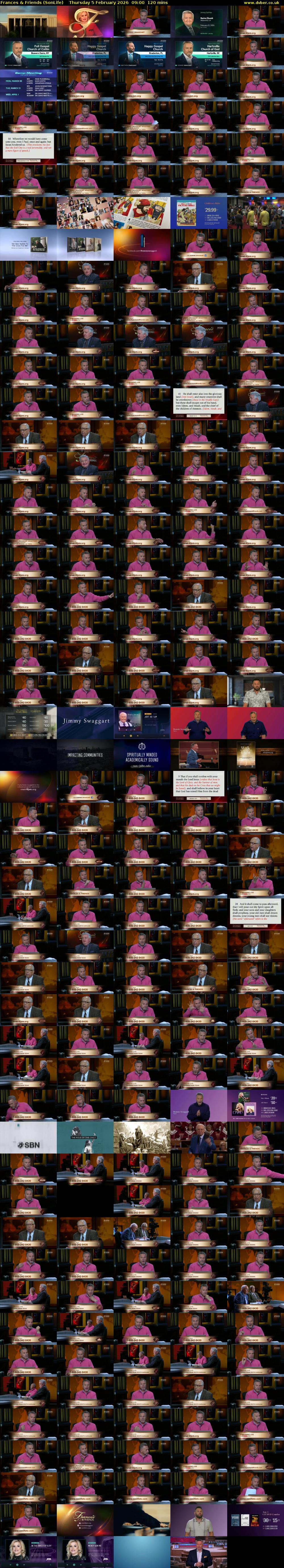 Frances & Friends (SonLife) Thursday 5 February 2026 09:00 - 11:00