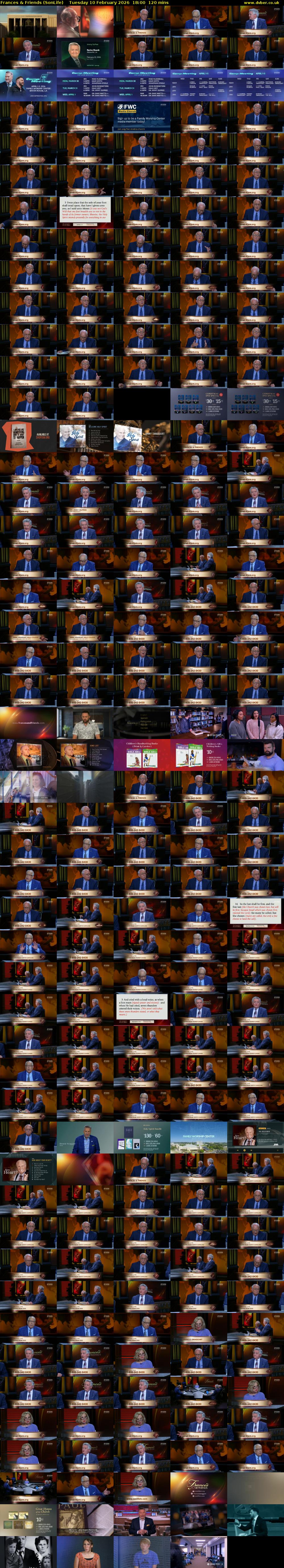 Frances & Friends (SonLife) Tuesday 10 February 2026 18:00 - 20:00