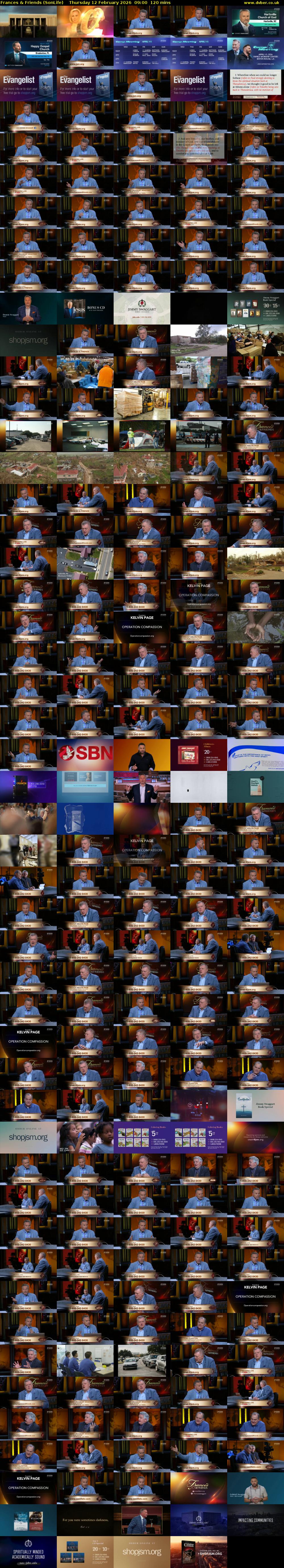 Frances & Friends (SonLife) Thursday 12 February 2026 09:00 - 11:00