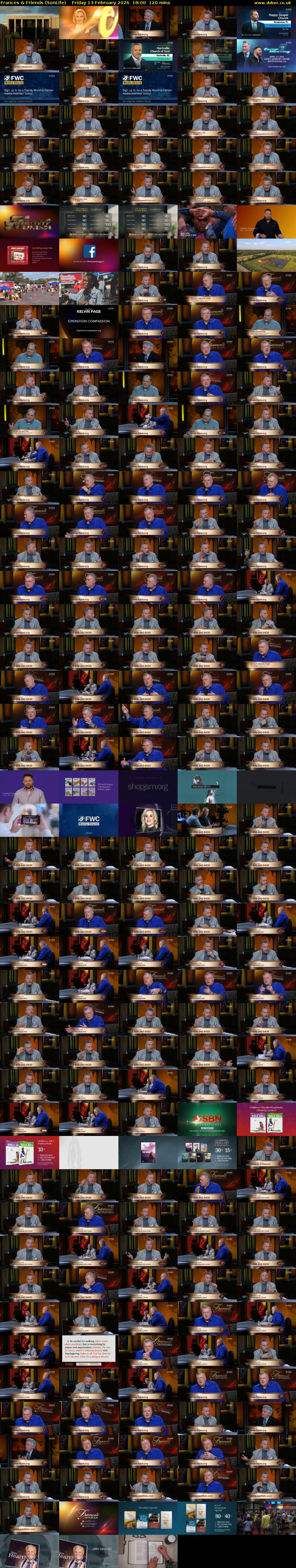 Frances & Friends (SonLife) Friday 13 February 2026 18:00 - 20:00