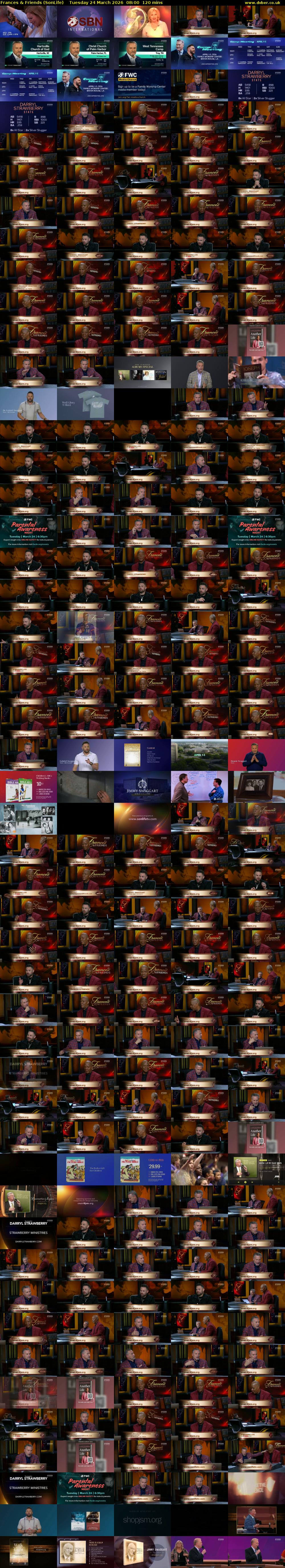 Frances & Friends (SonLife) Tuesday 24 March 2026 08:00 - 10:00