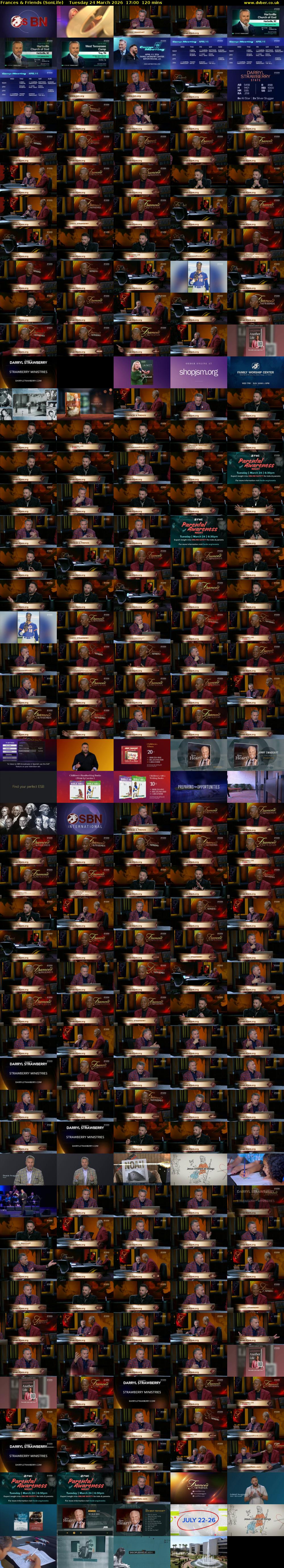 Frances & Friends (SonLife) Tuesday 24 March 2026 17:00 - 19:00