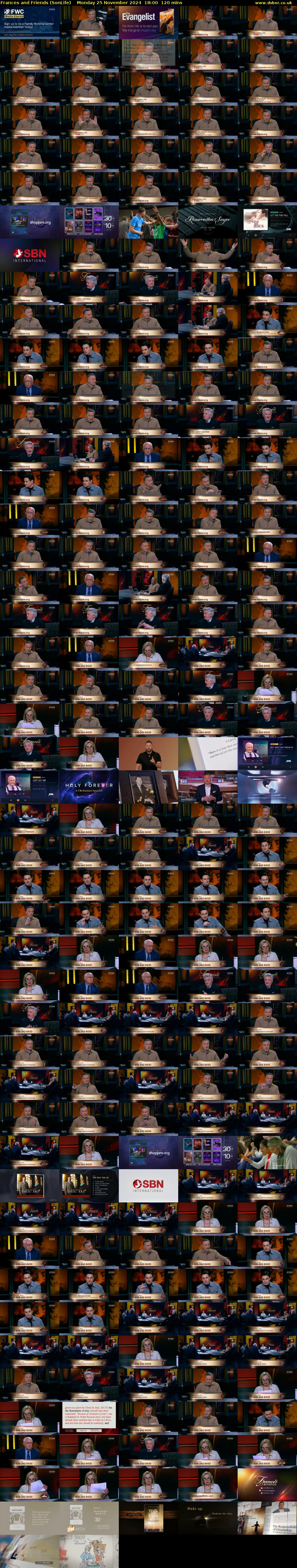 Frances and Friends (SonLife) Monday 25 November 2024 18:00 - 20:00