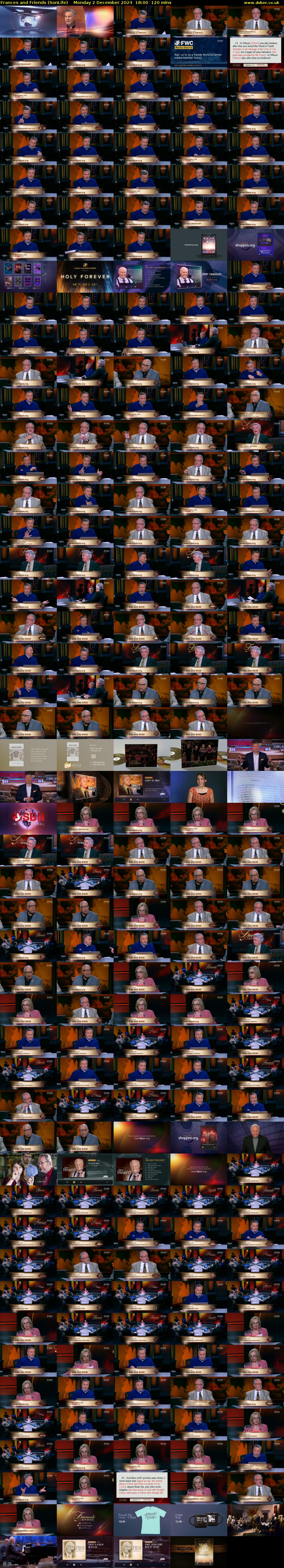 Frances and Friends (SonLife) Monday 2 December 2024 18:00 - 20:00