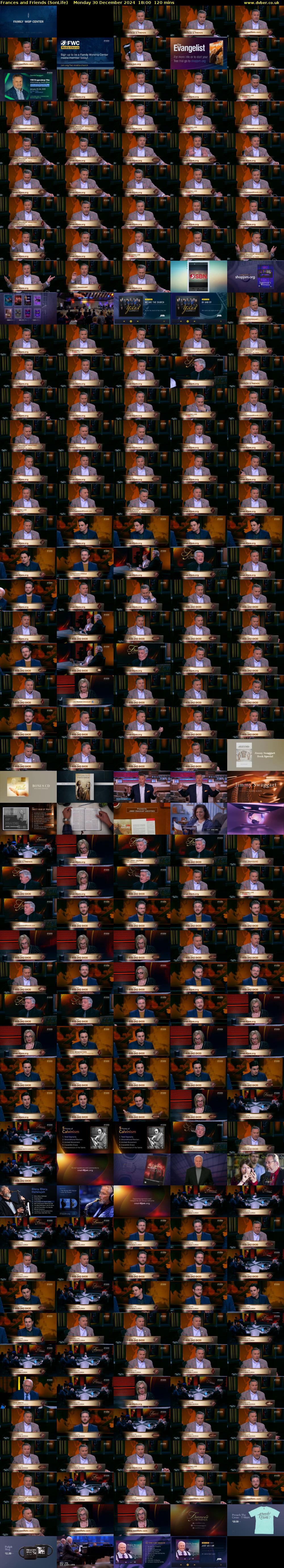 Frances and Friends (SonLife) Monday 30 December 2024 18:00 - 20:00