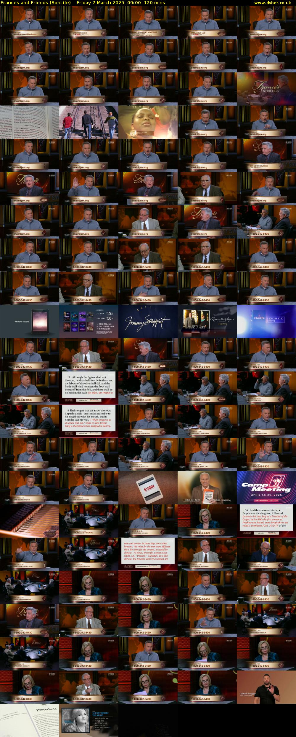 Frances and Friends (SonLife) Friday 7 March 2025 09:00 - 11:00