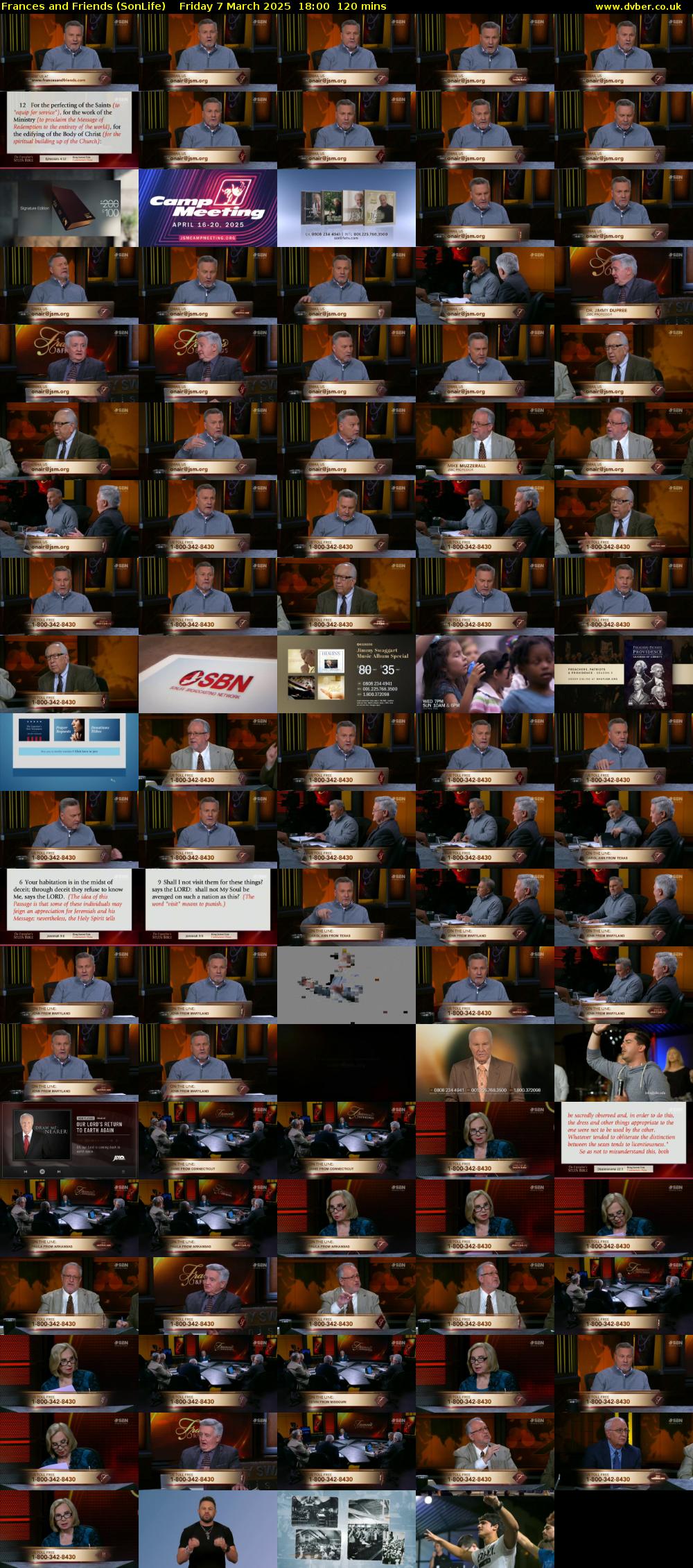 Frances and Friends (SonLife) Friday 7 March 2025 18:00 - 20:00