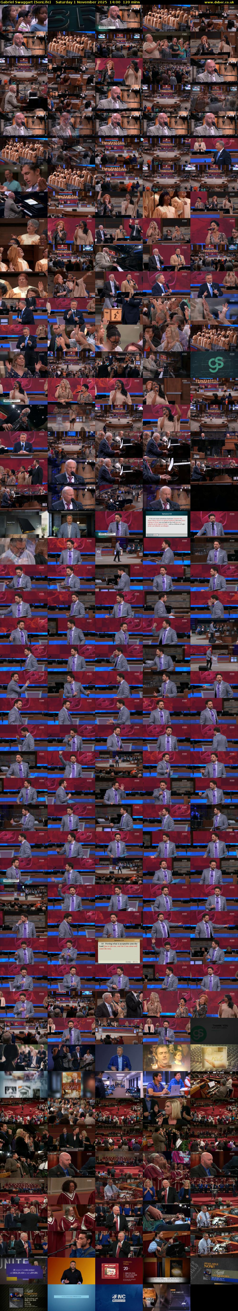 Gabriel Swaggart (SonLife) Saturday 1 November 2025 14:00 - 16:00