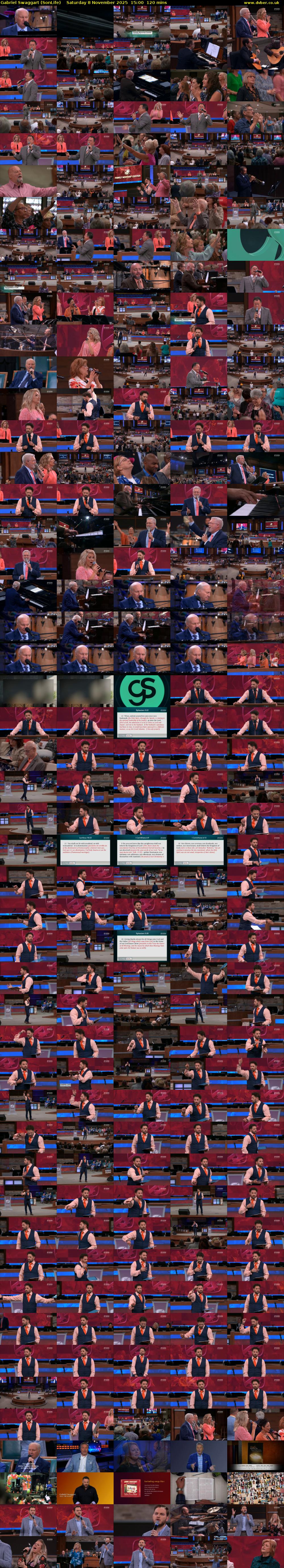 Gabriel Swaggart (SonLife) Saturday 8 November 2025 15:00 - 17:00