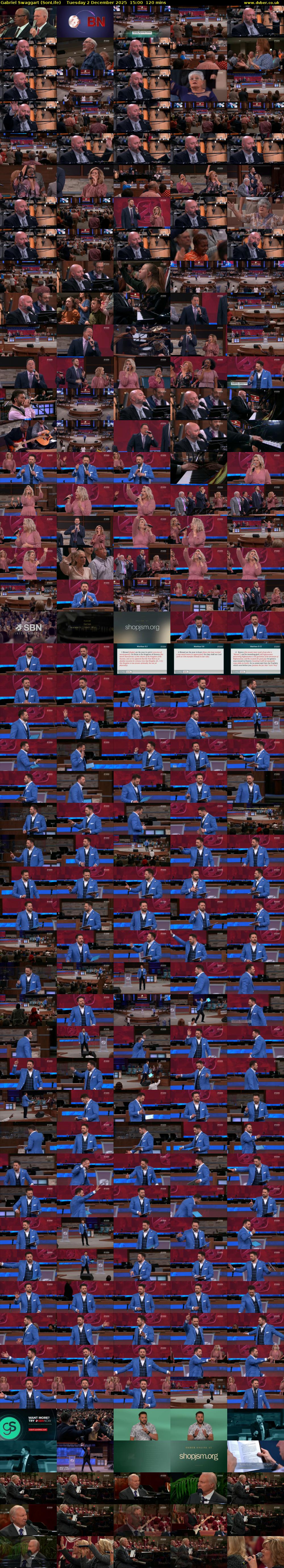 Gabriel Swaggart (SonLife) Tuesday 2 December 2025 15:00 - 17:00