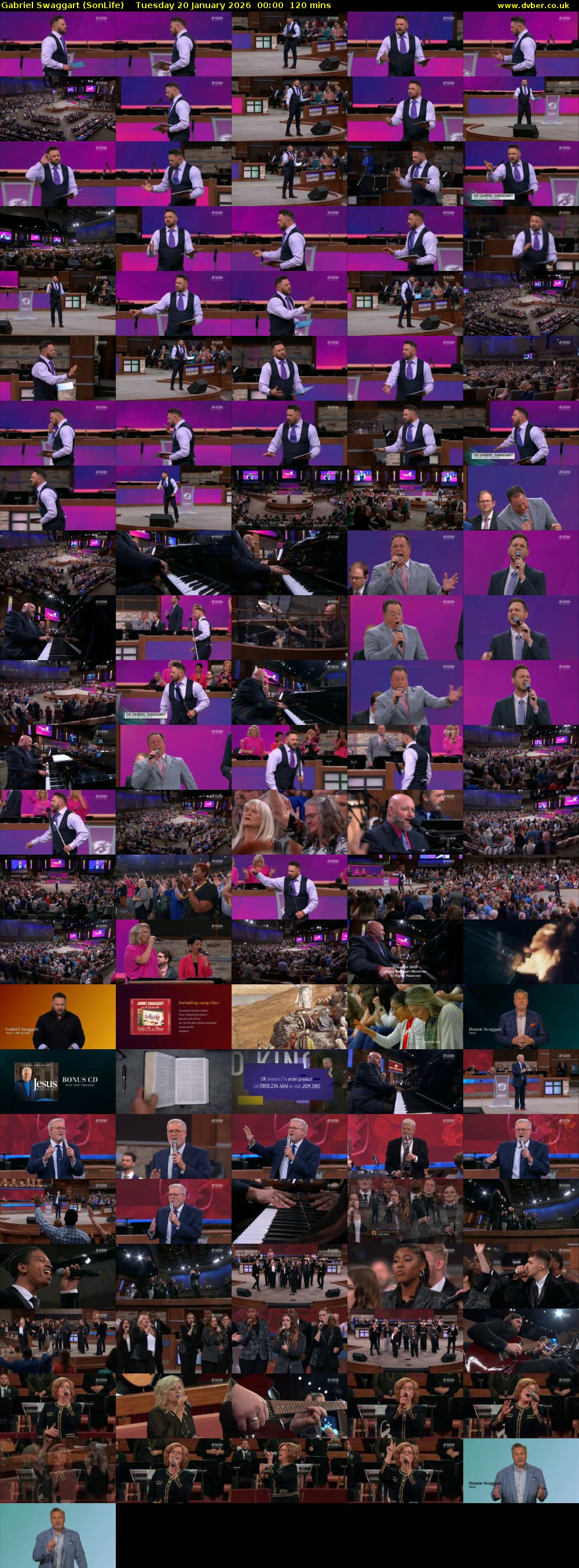 Gabriel Swaggart (SonLife) Tuesday 20 January 2026 00:00 - 02:00