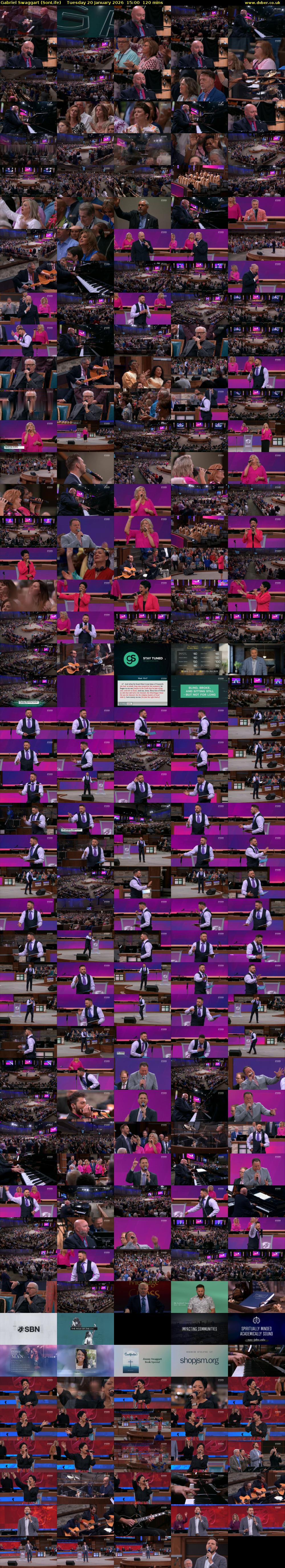 Gabriel Swaggart (SonLife) Tuesday 20 January 2026 15:00 - 17:00