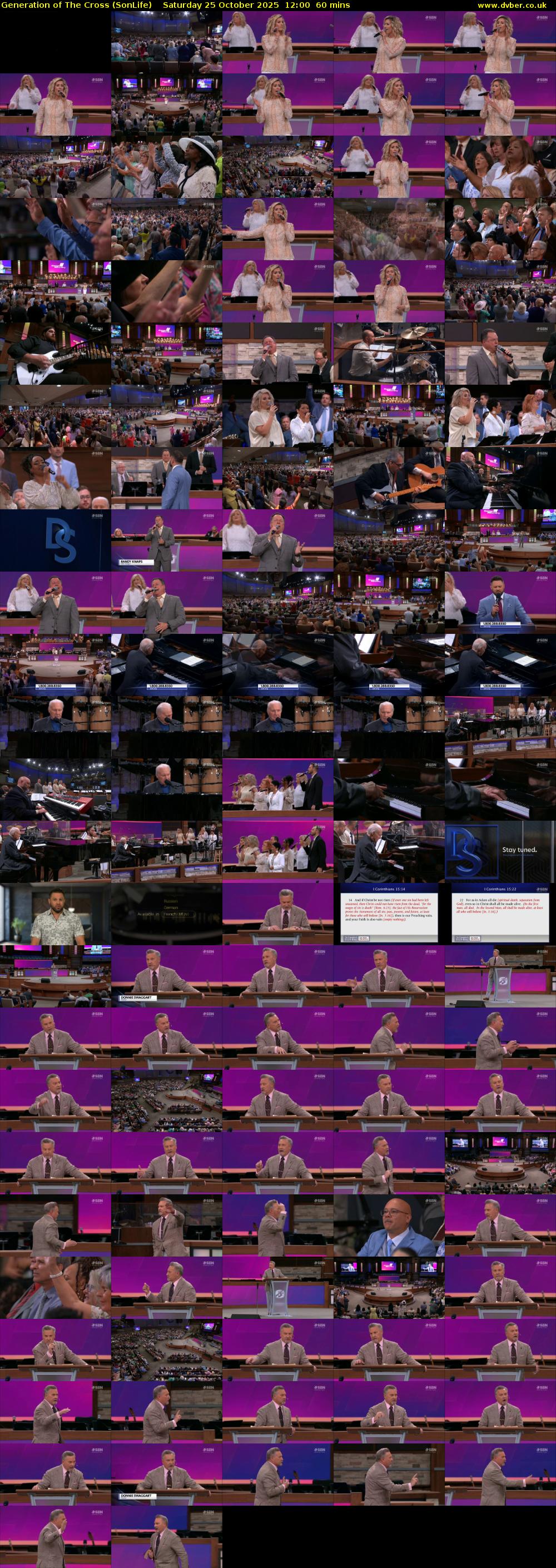 Generation of the Cross (SonLife) Saturday 25 October 2025 12:00 - 13:00