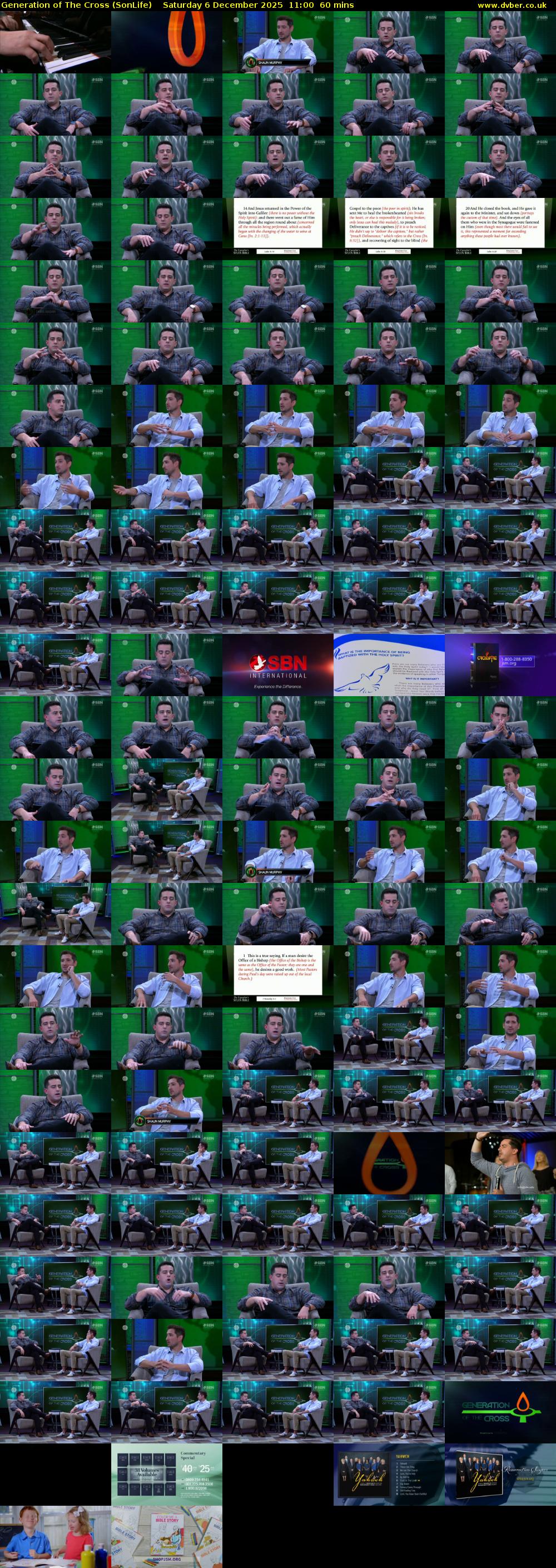 Generation of the Cross (SonLife) Saturday 6 December 2025 11:00 - 12:00