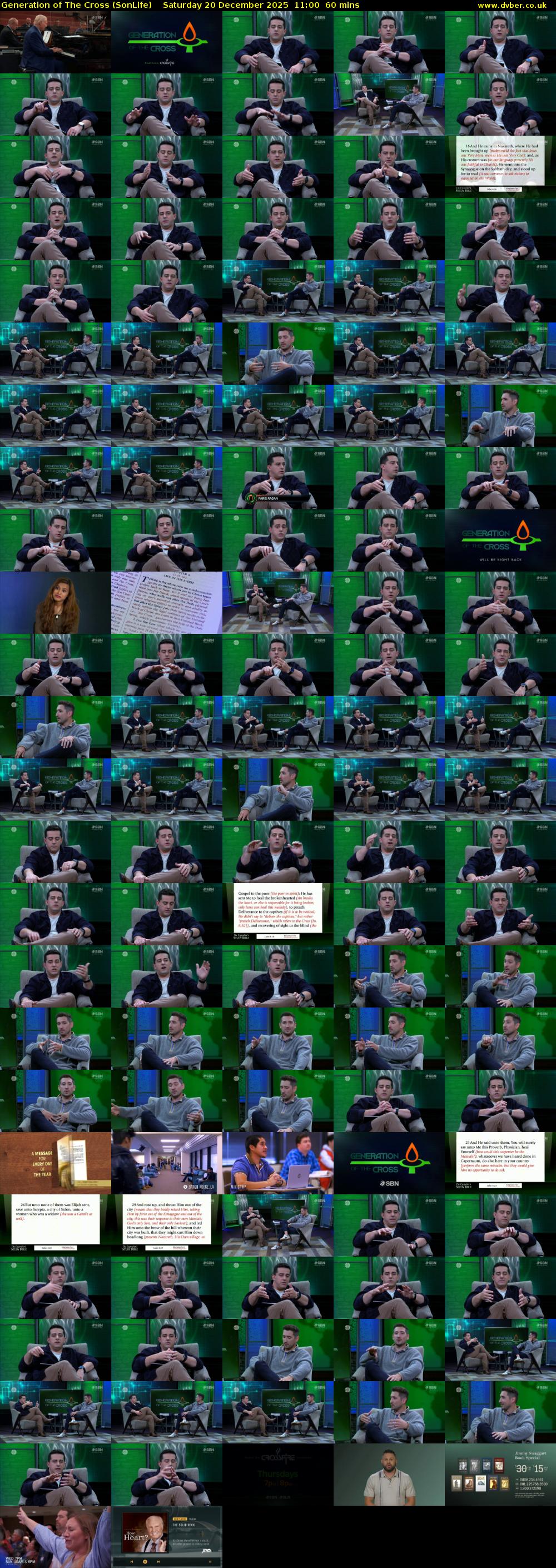 Generation of the Cross (SonLife) Saturday 20 December 2025 11:00 - 12:00