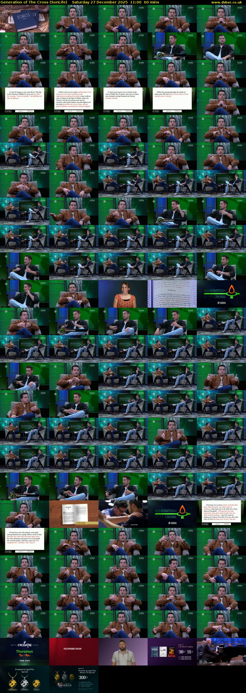 Generation of the Cross (SonLife) Saturday 27 December 2025 11:00 - 12:00