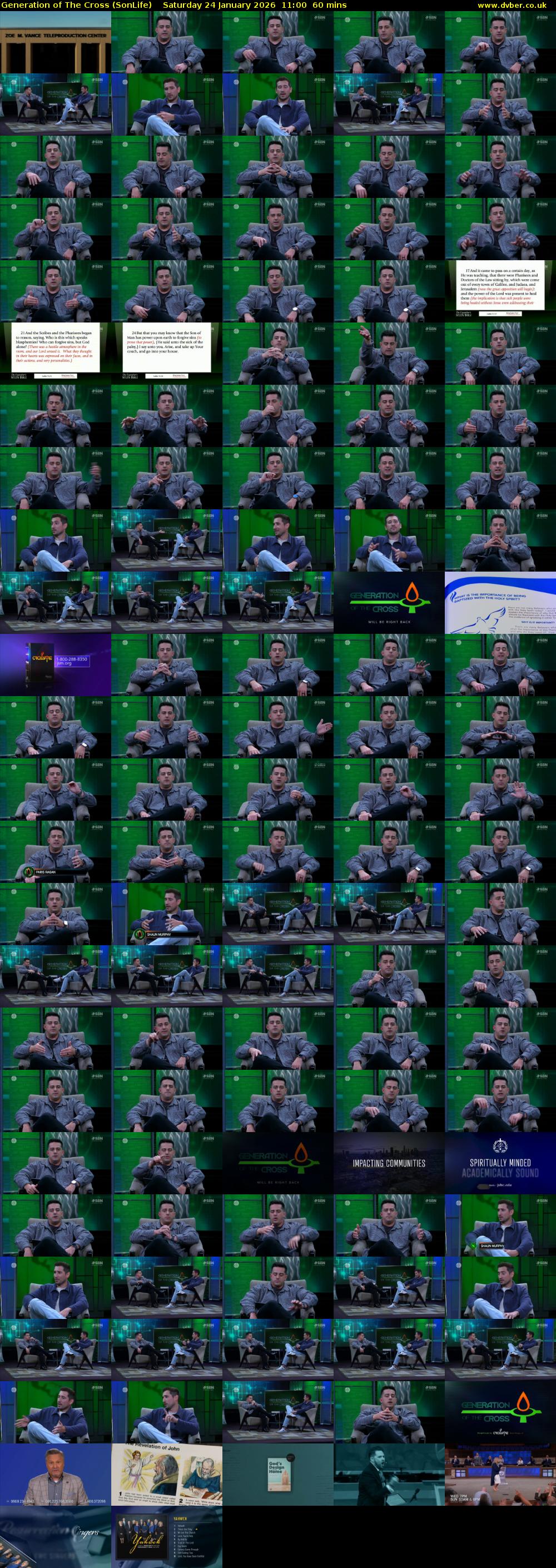 Generation of the Cross (SonLife) Saturday 24 January 2026 11:00 - 12:00