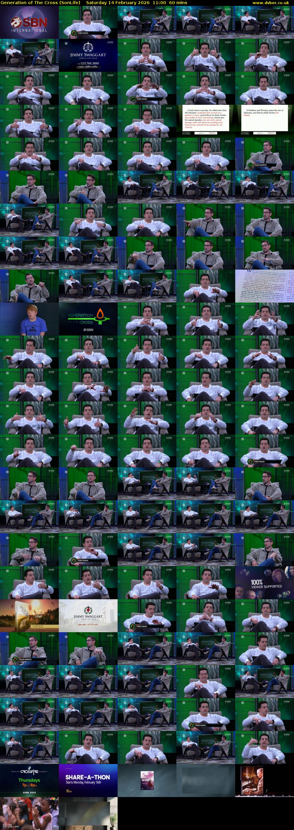 Generation of the Cross (SonLife) Saturday 14 February 2026 11:00 - 12:00