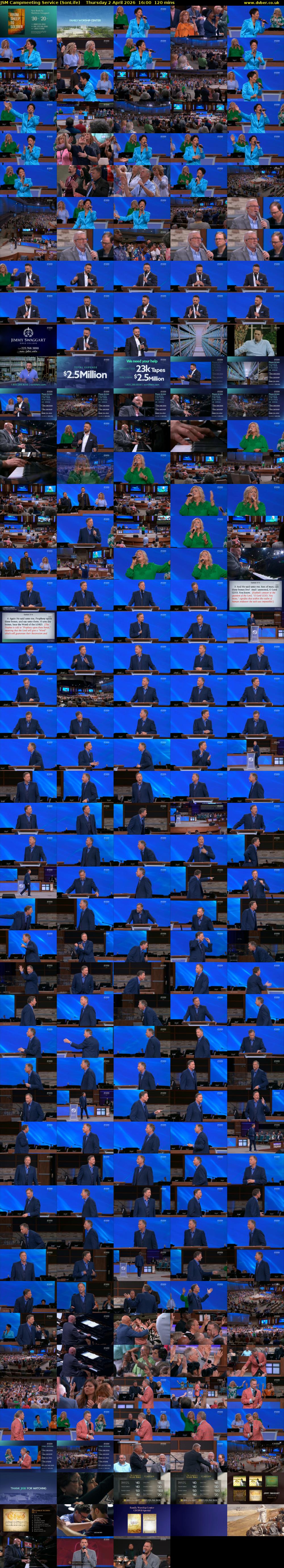 JSM Campmeeting Service (SonLife) Thursday 2 April 2026 16:00 - 18:00