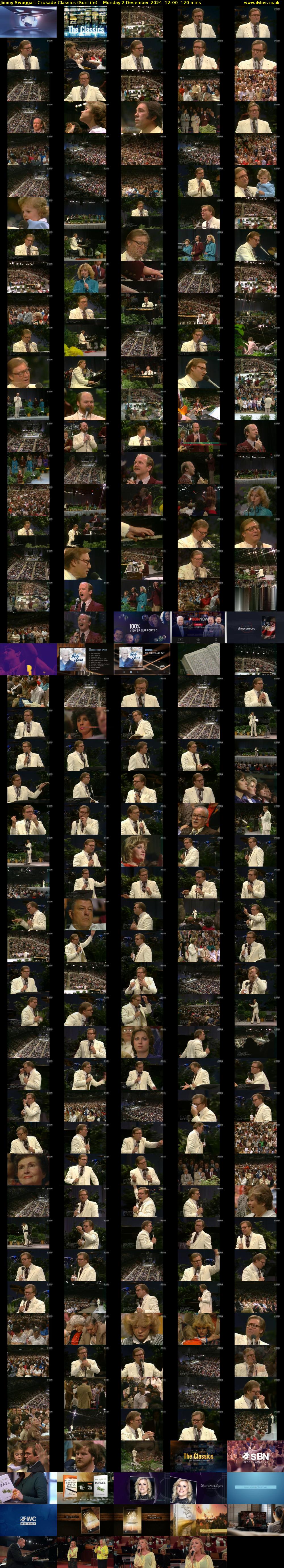Jimmy Swaggart Crusade Classics (SonLife) Monday 2 December 2024 12:00 - 14:00