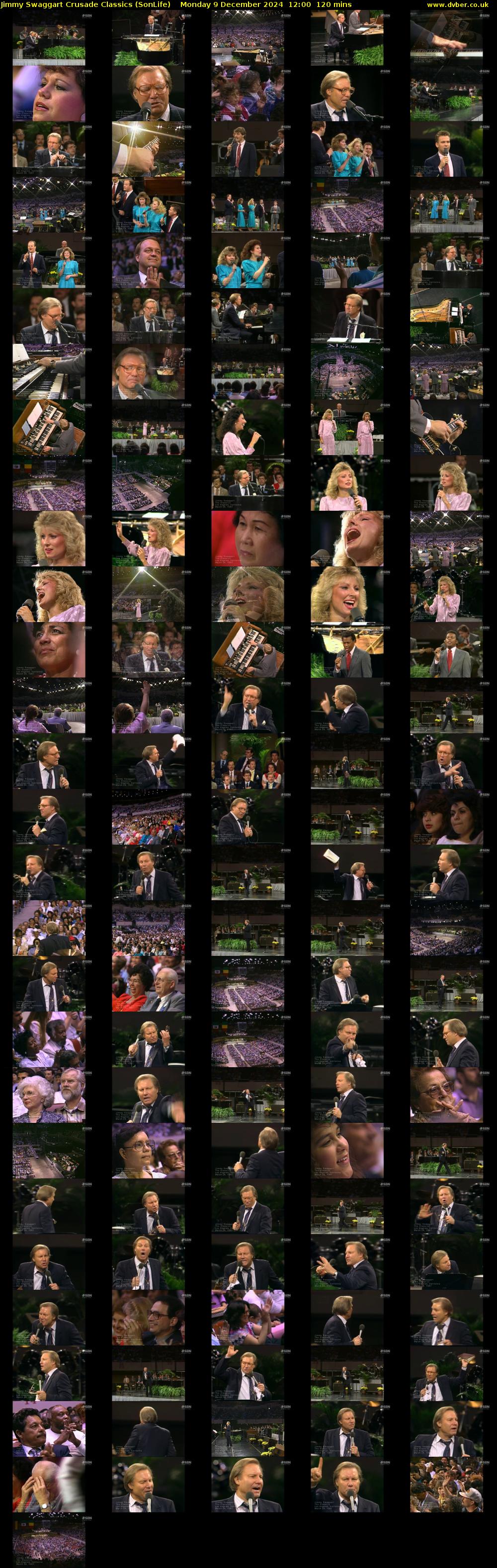 Jimmy Swaggart Crusade Classics (SonLife) Monday 9 December 2024 12:00 - 14:00