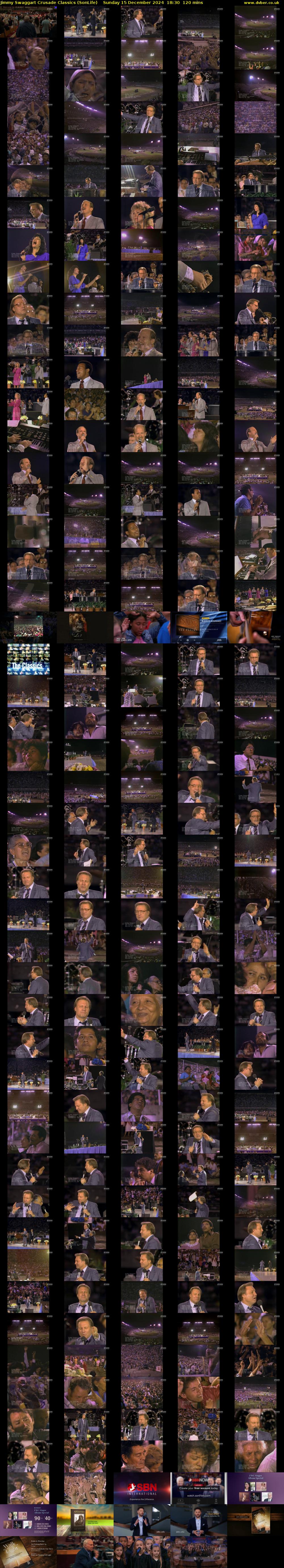 Jimmy Swaggart Crusade Classics (SonLife) Sunday 15 December 2024 18:30 - 20:30