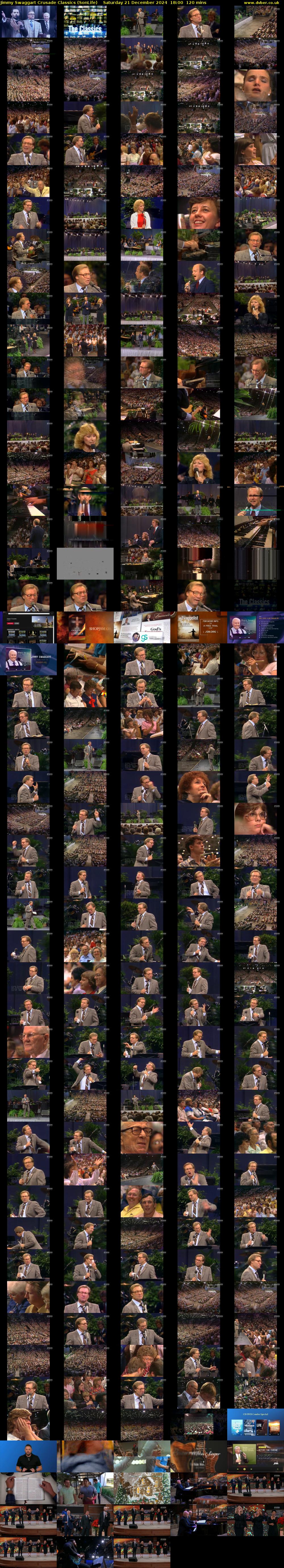 Jimmy Swaggart Crusade Classics (SonLife) Saturday 21 December 2024 18:00 - 20:00
