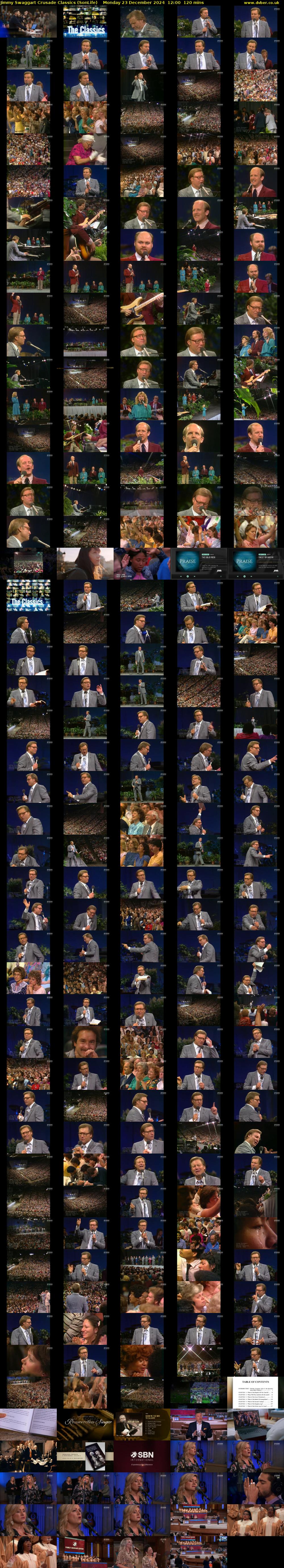 Jimmy Swaggart Crusade Classics (SonLife) Monday 23 December 2024 12:00 - 14:00