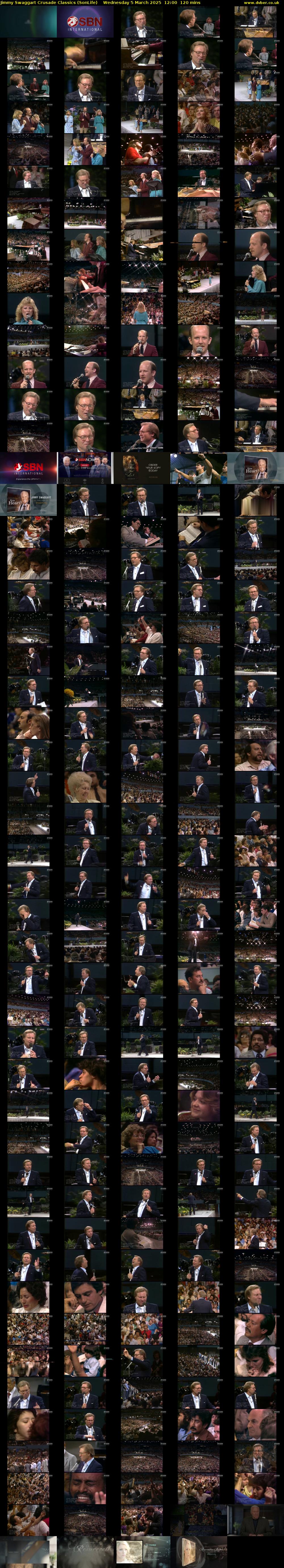 Jimmy Swaggart Crusade Classics (SonLife) Wednesday 5 March 2025 12:00 - 14:00