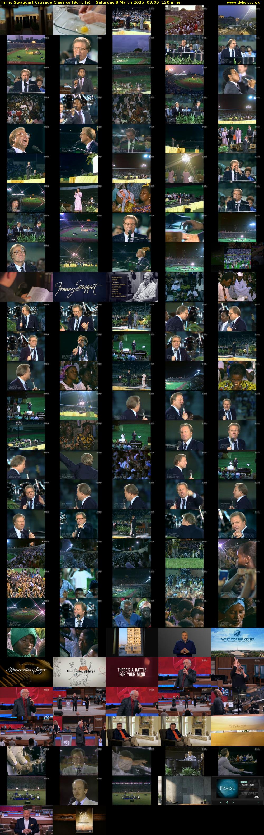Jimmy Swaggart Crusade Classics (SonLife) Saturday 8 March 2025 09:00 - 11:00