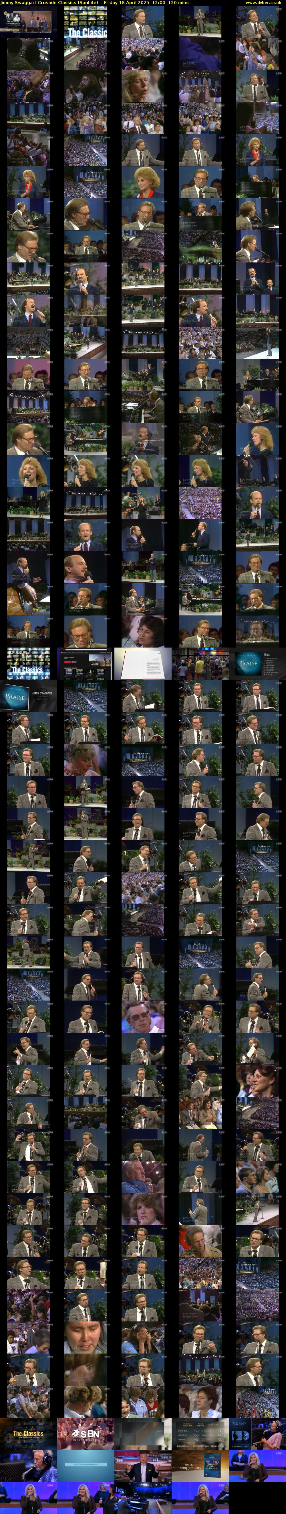 Jimmy Swaggart Crusade Classics (SonLife) Friday 18 April 2025 12:00 - 14:00