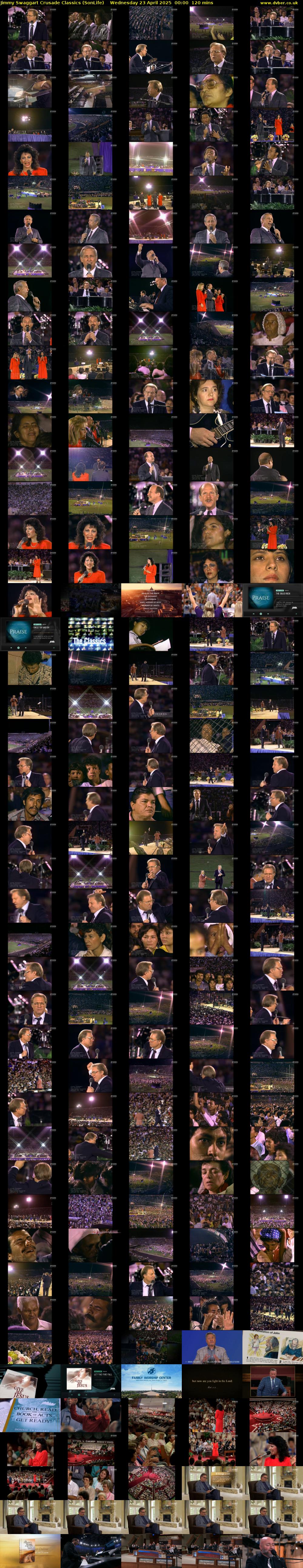 Jimmy Swaggart Crusade Classics (SonLife) Wednesday 23 April 2025 00:00 - 02:00