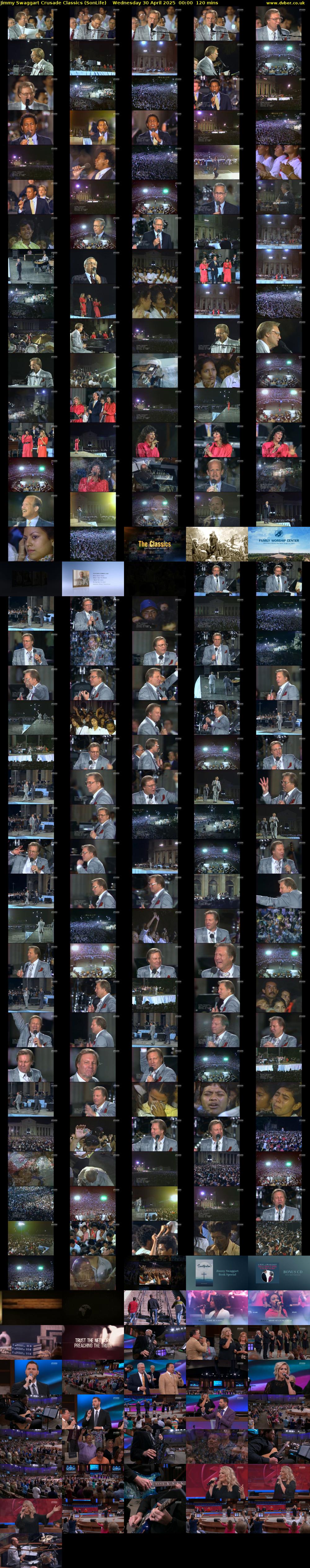 Jimmy Swaggart Crusade Classics (SonLife) Wednesday 30 April 2025 00:00 - 02:00