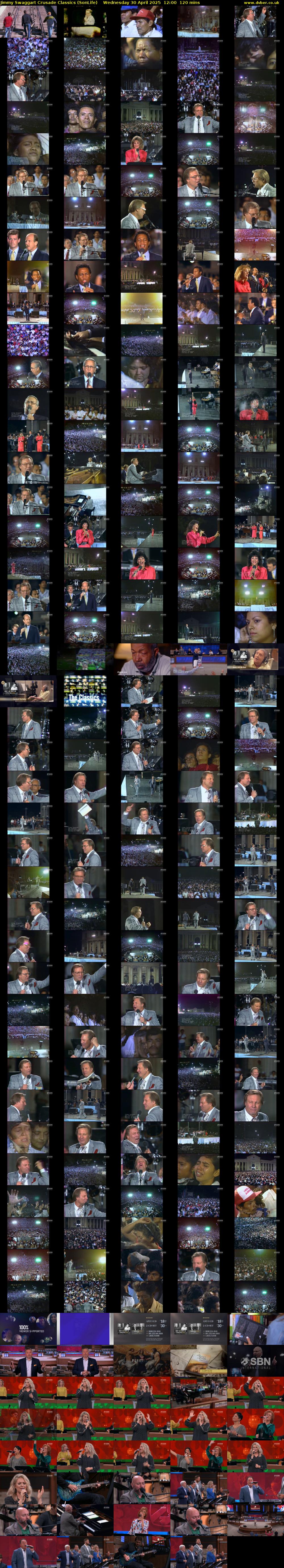 Jimmy Swaggart Crusade Classics (SonLife) Wednesday 30 April 2025 12:00 - 14:00