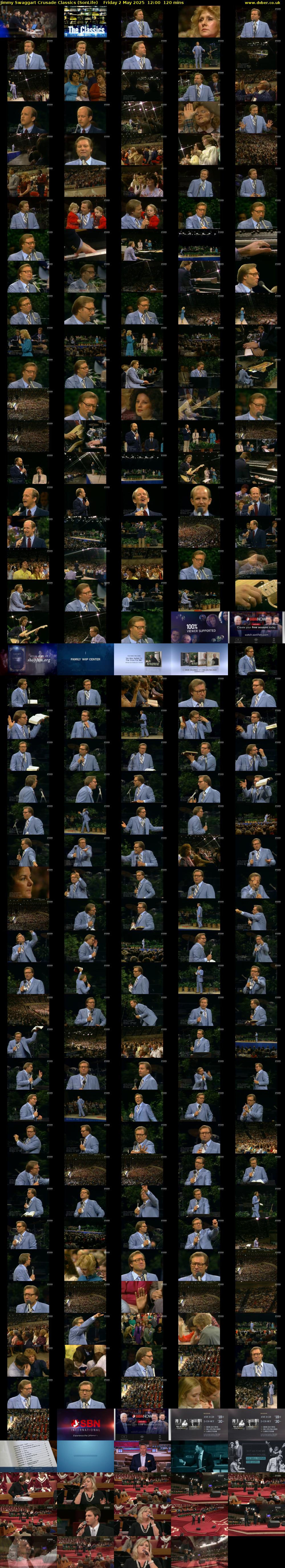 Jimmy Swaggart Crusade Classics (SonLife) Friday 2 May 2025 12:00 - 14:00