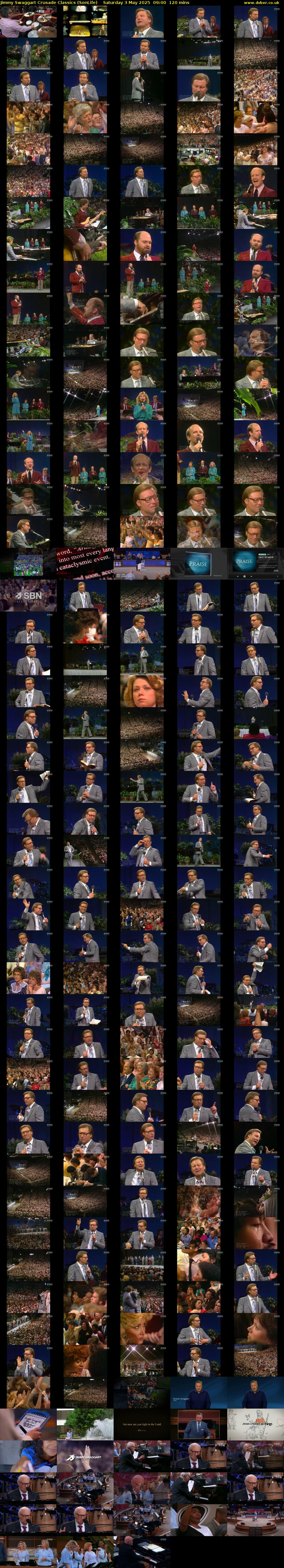 Jimmy Swaggart Crusade Classics (SonLife) Saturday 3 May 2025 09:00 - 11:00