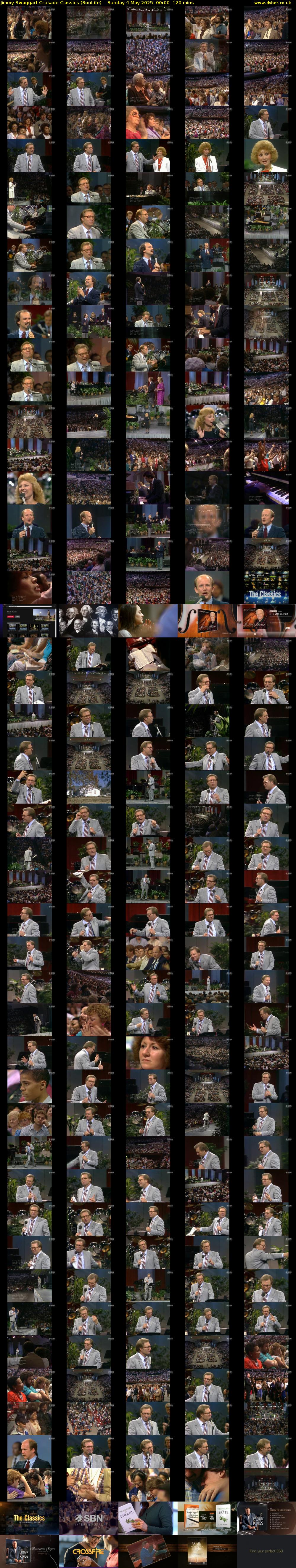 Jimmy Swaggart Crusade Classics (SonLife) Sunday 4 May 2025 00:00 - 02:00