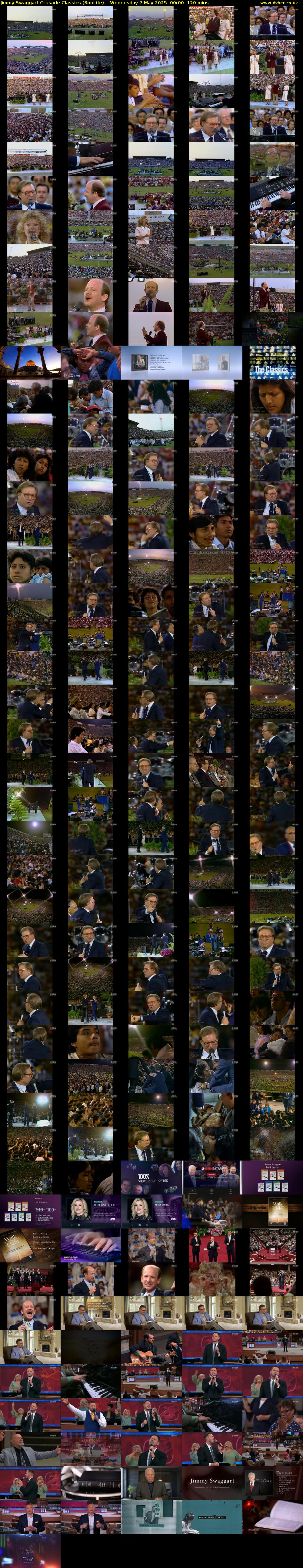 Jimmy Swaggart Crusade Classics (SonLife) Wednesday 7 May 2025 00:00 - 02:00
