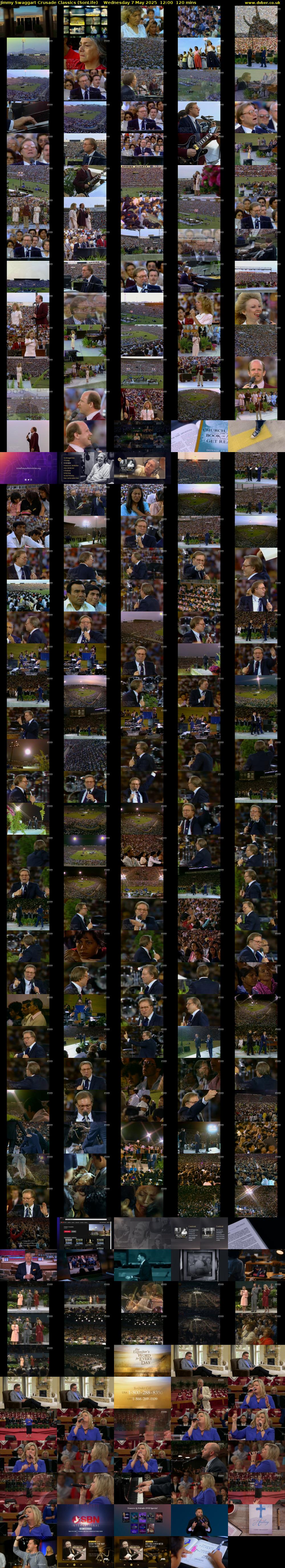 Jimmy Swaggart Crusade Classics (SonLife) Wednesday 7 May 2025 12:00 - 14:00