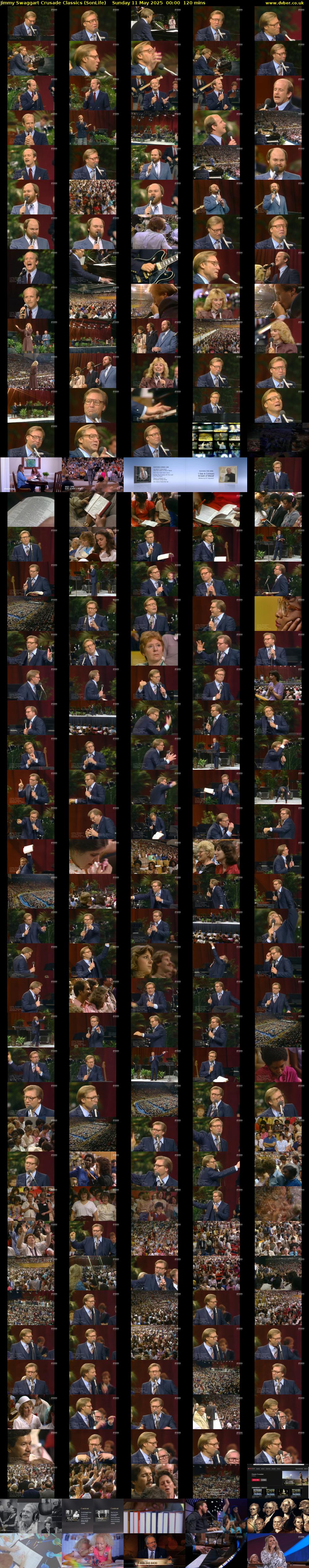 Jimmy Swaggart Crusade Classics (SonLife) Sunday 11 May 2025 00:00 - 02:00